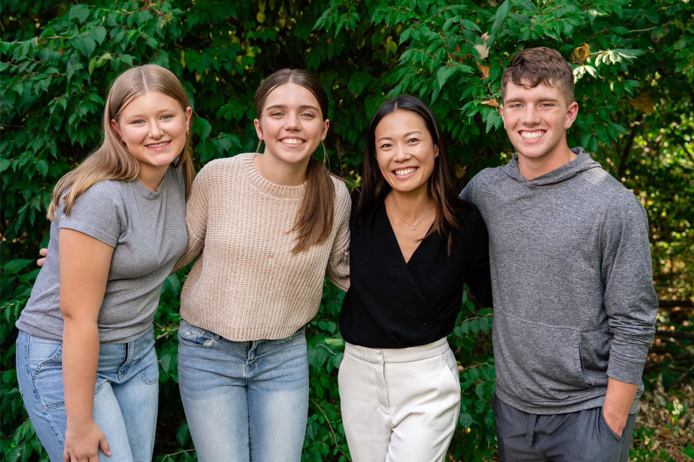 photo of kids and teens smiling